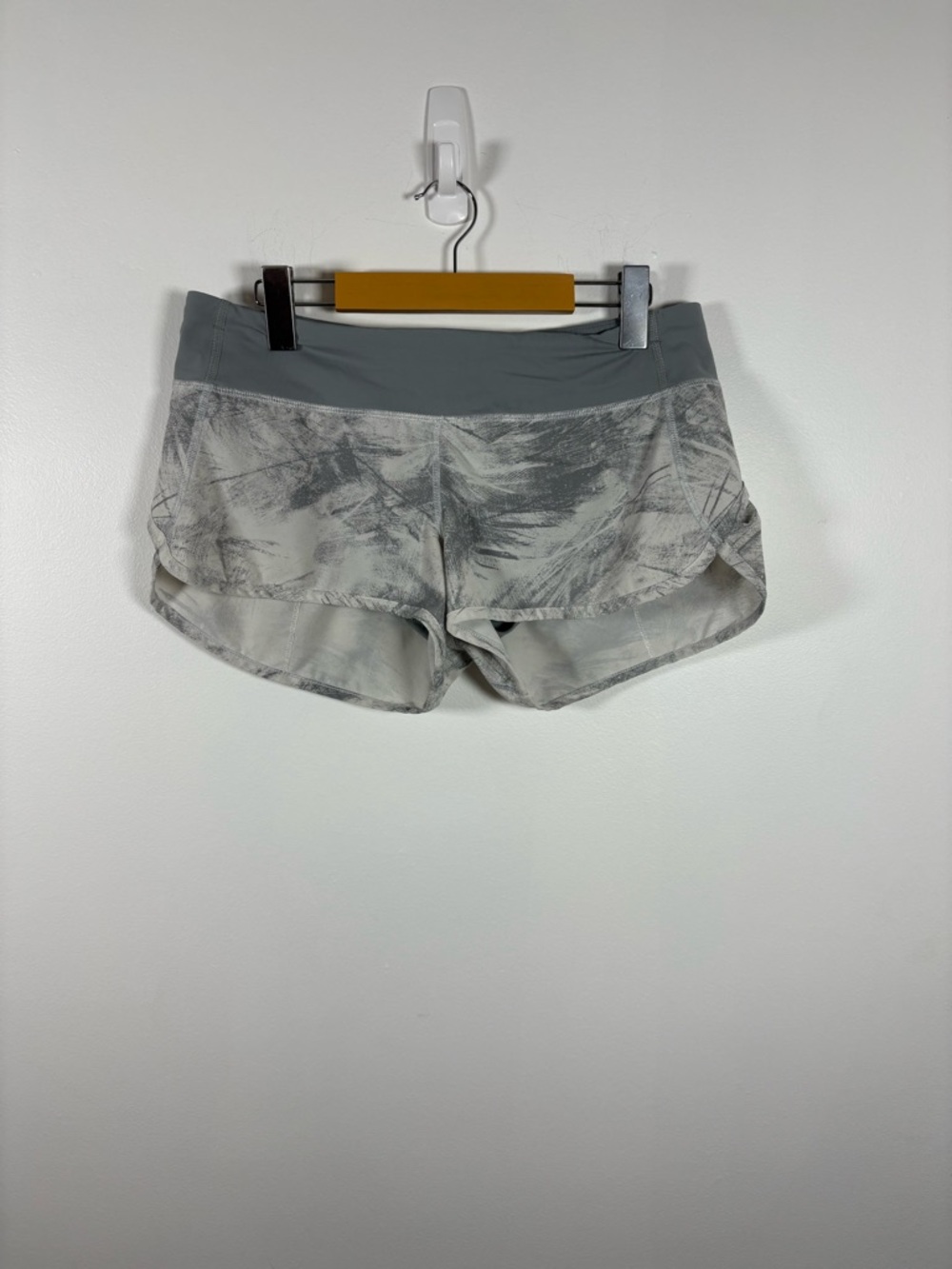 lululemon athletica Gray Printed Athletic Shorts